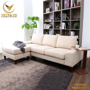 Sofa góc khung gỗ bọc vải nỉ mút đệm cao cấp giá tốt - V3-6116