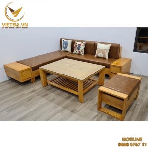 Mẫu sofa gỗ phong cách hiện đại đẹp giá siêu tốt - V3-6332