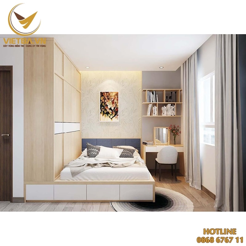 Trọn bộ combo nội thất phòng ngủ hiện đại V3-4008