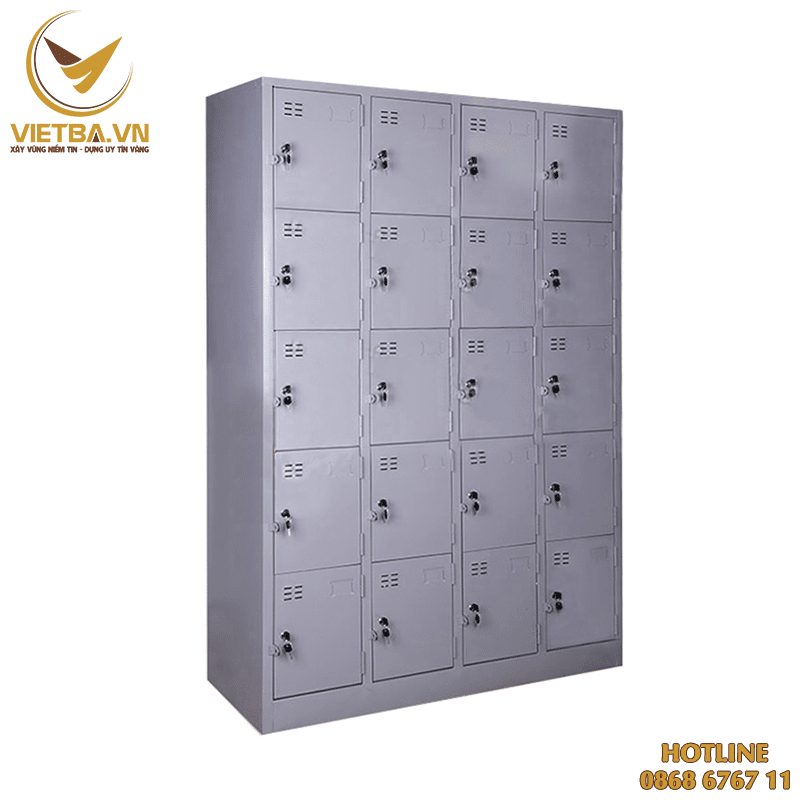 Tủ locker 20 ngăn cho nhân viên giá rẻ V3-3407