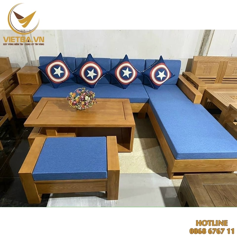 Sofa gỗ hiện đại cao cấp cực sang giá cực tốt - V3-6304