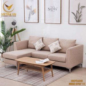 Sofa khung gỗ bọc vải mút đệm cao cấp - V3-6118