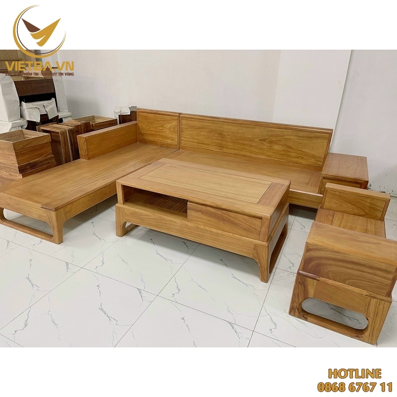 Ghế sofa gỗ cao cấp mẫu hiện đại giá siêu tốt  - V3-6315