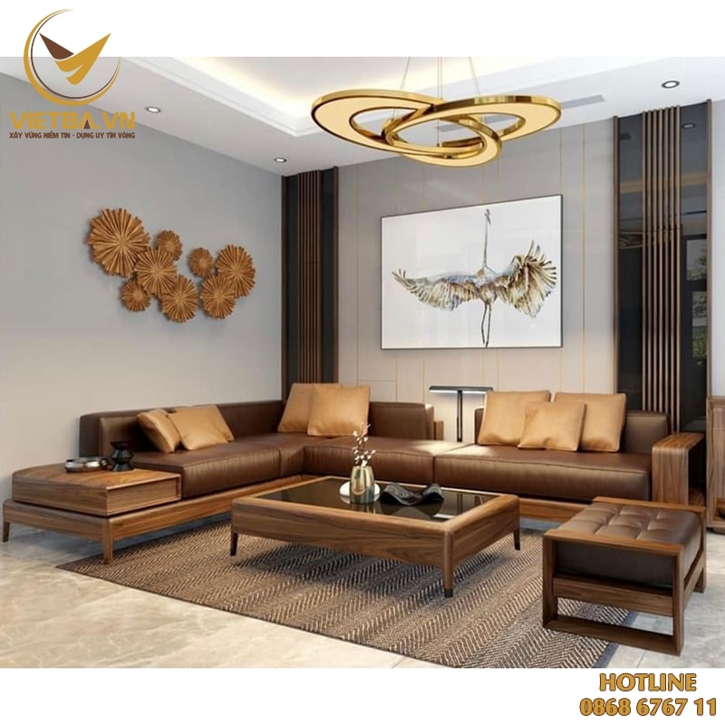 Sofa gỗ phong cách hiện đại giá tốt – V3-6333