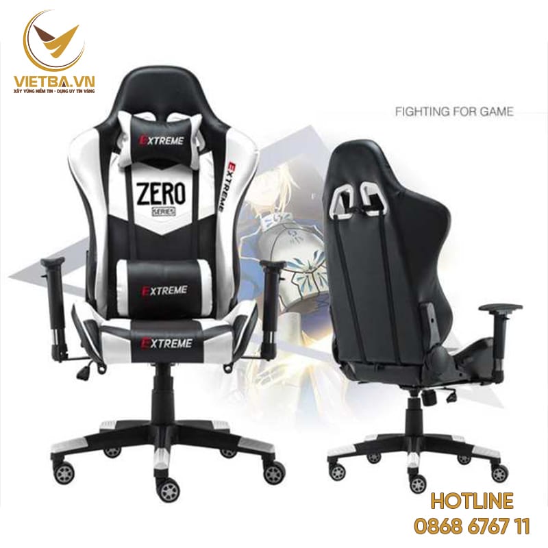 Ghế gaming extreme zero v1 (white – black) V3-2502