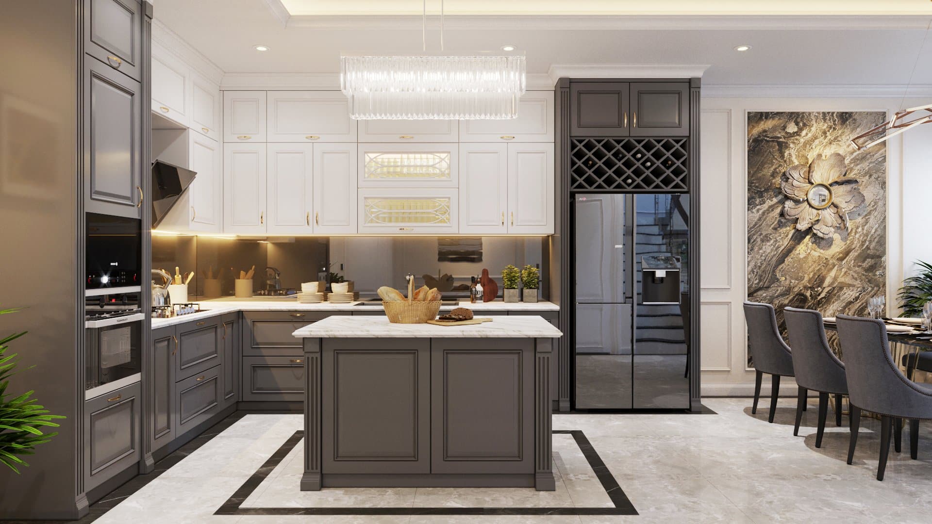 Các mẫu thiết kế nội thất phòng bếp hiện đại và ấn tượng nhất