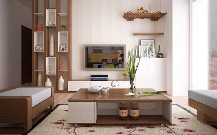 Bật mí 5 cách trang trí phòng khách bằng đồ gỗ đẹp