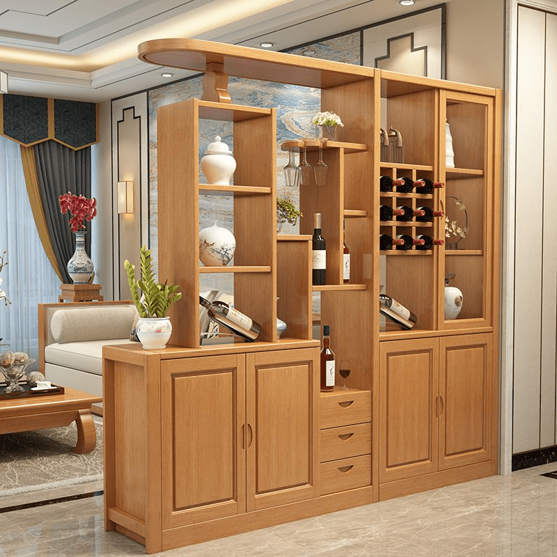 Mẫu tủ rượu phòng khách sang trọng, đẹp xuất sắc