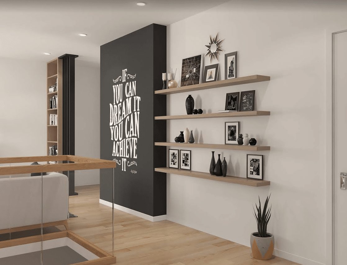 Mẫu tủ trang trí phòng khách ấn tượng đón đầu xu hướng 2025